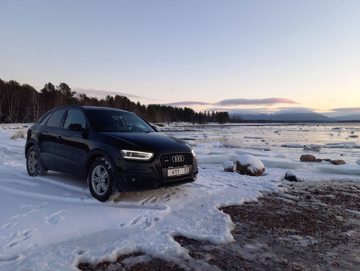 Audi Q3 для трансфера в Мурманской области